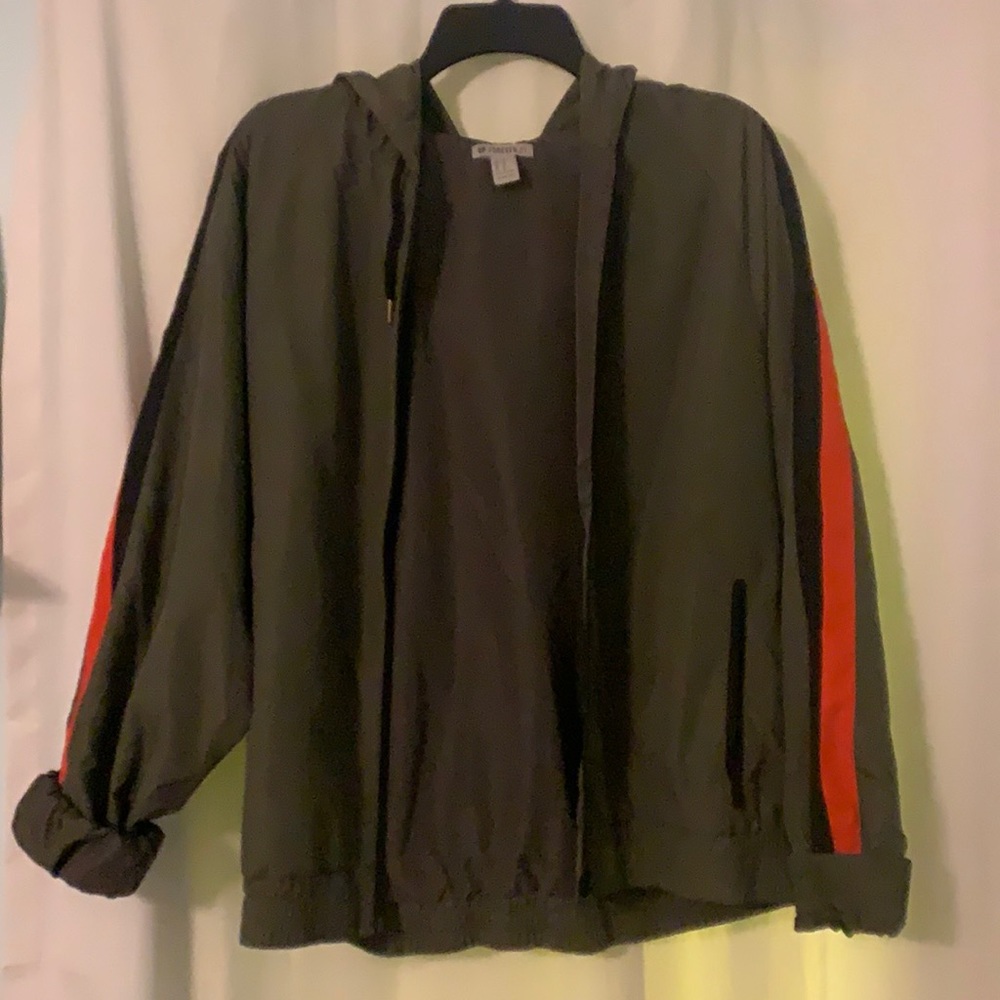 Forever 21 Army Green zip up